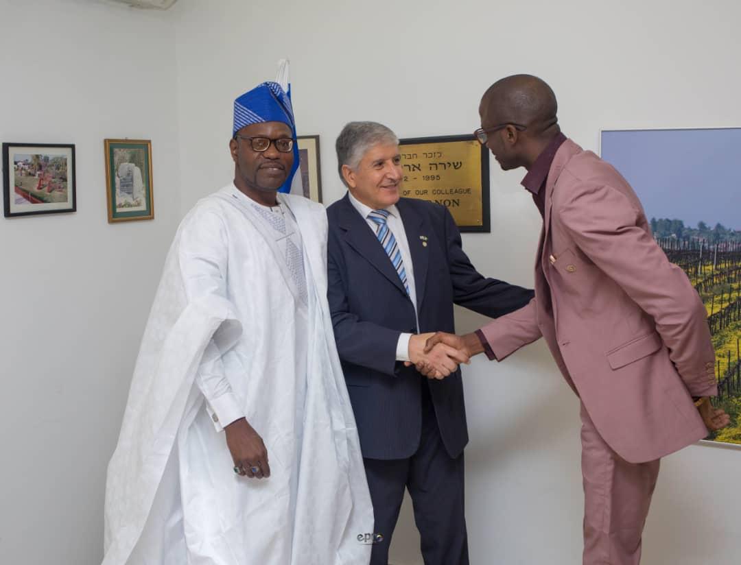Read more about the article Courtesy Visit to Ambassador of Israel to Nigeria, His Excellency, Ambassador Shimon Ben-Shoshan